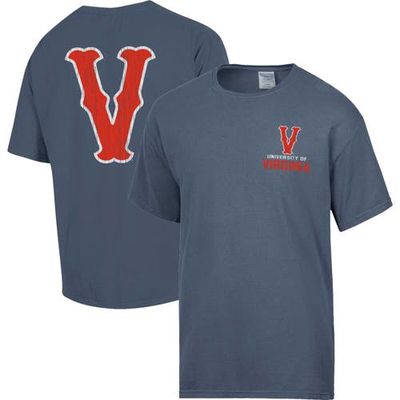 Men's Comfort Wash Steel Virginia Cavaliers Vintage Logo T-Shirt