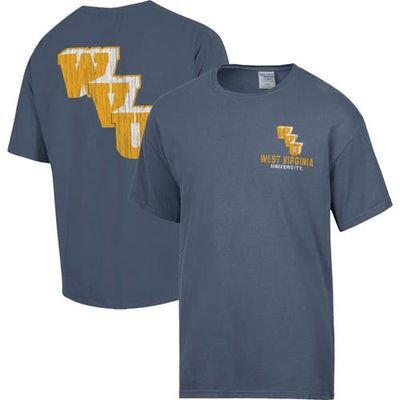 Men's Comfort Wash Steel West Virginia Mountaineers Vintage Logo T-Shirt