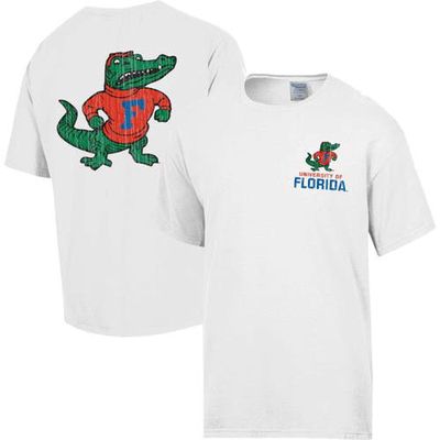 Men's Comfort Wash White Florida Gators Vintage Logo T-Shirt