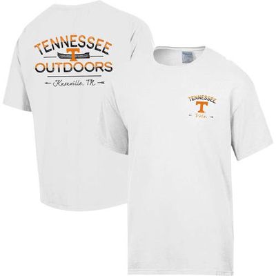 Men's Comfort Wash White Tennessee Volunteers Great Outdoors T-Shirt