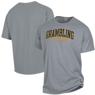 Men's ComfortWash Gray Grambling Tigers Garment Dyed T-Shirt