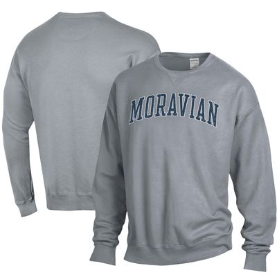 Men's ComfortWash Gray Moravian Greyhounds Garment Dyed Pullover Sweatshirt