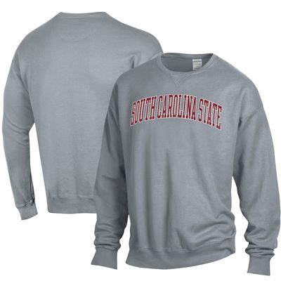 Men's ComfortWash Gray South Carolina State Bulldogs Garment Dyed Pullover Sweatshirt