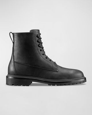 Men's Como Leather Combat Boots