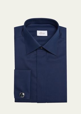 Men's Concealed-Placket Dress Shirt
