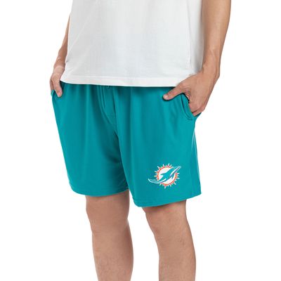 Men's Concepts Sport Aqua Miami Dolphins Gauge Jam Two-Pack Shorts Set
