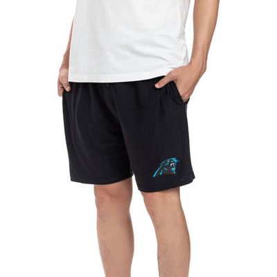 Men's Concepts Sport Black Carolina Panthers Gauge Jam Two-Pack Shorts Set