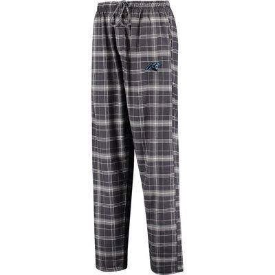Men's Concepts Sport Charcoal Carolina Panthers Ultimate Plaid Flannel Pajama Pants