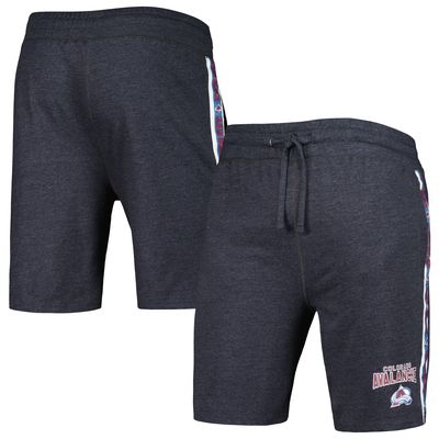 Men's Concepts Sport Charcoal Colorado Avalanche Team Stripe Shorts