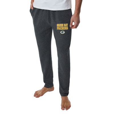 Men's Concepts Sport Charcoal Green Bay Packers Resonance Tapered Lounge Pants
