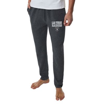 Men's Concepts Sport Charcoal Las Vegas Raiders Resonance Tapered Lounge Pants