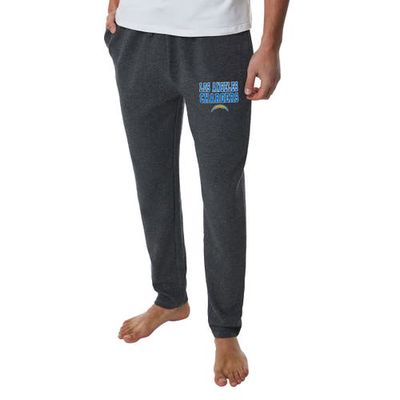 Men's Concepts Sport Charcoal Los Angeles Chargers Resonance Tapered Lounge Pants