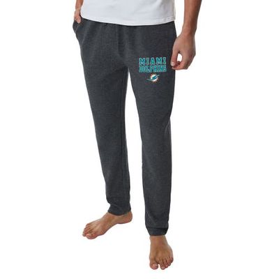 Men's Concepts Sport Charcoal Miami Dolphins Resonance Tapered Lounge Pants
