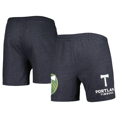 Men's Concepts Sport Charcoal Portland Timbers Multi-Logo Shorts
