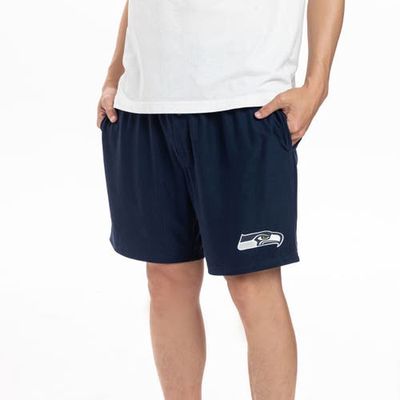 Men's Concepts Sport College Navy Seattle Seahawks Gauge Jam Two-Pack Shorts Set
