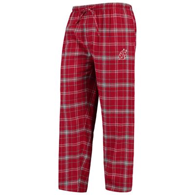Men's Concepts Sport Crimson Washington State Cougars College Ultimate Flannel Pants