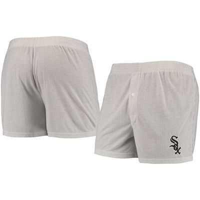 Men's Concepts Sport Gray Chicago White Sox Gateway Boxer Shorts