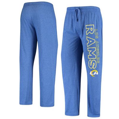 Men's Concepts Sport Heather Royal Los Angeles Rams Quest Knit Lounge Pajama Pants
