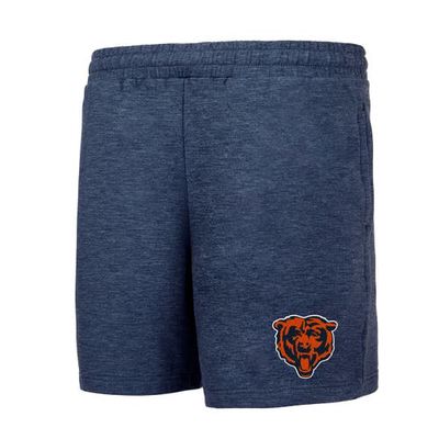 Men's Concepts Sport Navy Chicago Bears Powerplay Tri-Blend Fleece Shorts