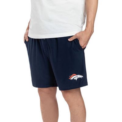 Men's Concepts Sport Navy Denver Broncos Gauge Jam Two-Pack Shorts Set