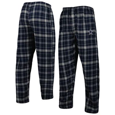 Men's Concepts Sport Navy/Gray Dallas Cowboys Ultimate Plaid Flannel Pajama Pants