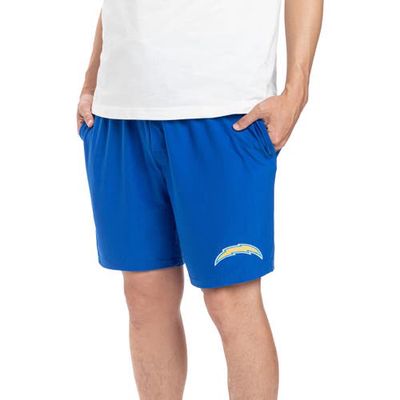 Men's Concepts Sport Powder Blue Los Angeles Chargers Gauge Jam Two-Pack Shorts Set
