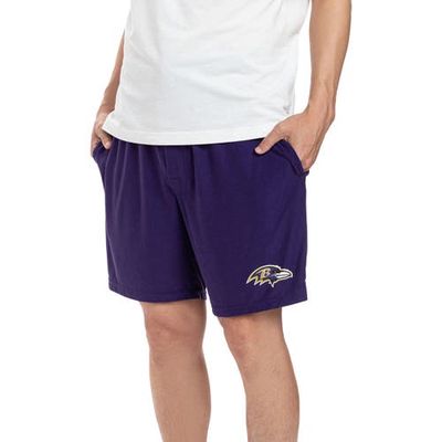 Men's Concepts Sport Purple Baltimore Ravens Gauge Jam Two-Pack Shorts Set