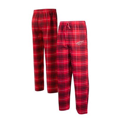 Men's Concepts Sport Red/Black Detroit Red Wings Concord Flannel Sleep Pants