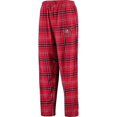 Men's Concepts Sport Red/Black Tampa Bay Buccaneers Ultimate Plaid Flannel Pants