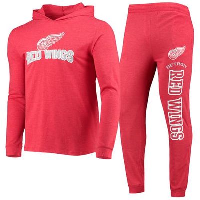 Men's Concepts Sport Red Detroit Red Wings Meter Jogger Sleepwear Set