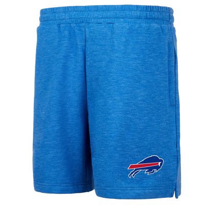 Men's Concepts Sport Royal Buffalo Bills Powerplay Tri-Blend Fleece Shorts