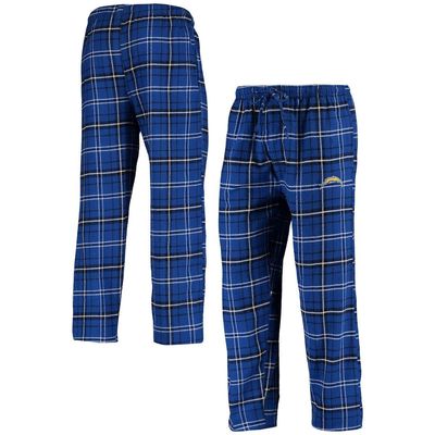Men's Concepts Sport Royal Los Angeles Chargers Ultimate Plaid Flannel Pajama Pants