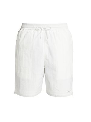 Men's Condition Zipper Shorts - White - Size Small - White - Size Small