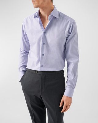 Men's Contemporary Fit Elevated Pique Dress Shirt