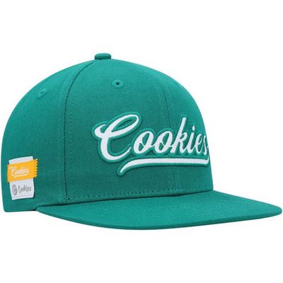 Men's Cookies Green Pack Talk Snapback Hat