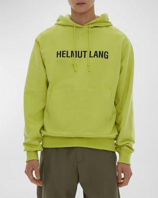 Helmut Lang Textured Half-Zip Hoodie - Black