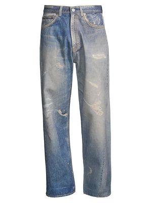 Men's Core Mens Third Cut Five-Pocket Jeans - Digital Denim - Size 29 - Digital Denim - Size 29