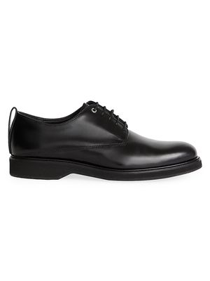 Men's Core Montoro Leather Derby Shoes - Black - Size 6 - Black - Size 6