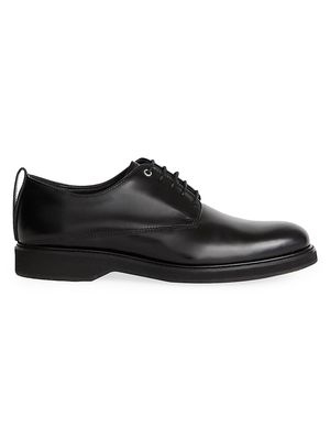 Men's Core Montoro Leather Derby Shoes - Black - Size 9 - Black - Size 9