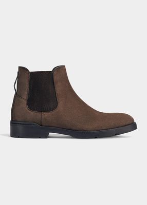 Men's Cortina Suede Leather Chelsea Boots