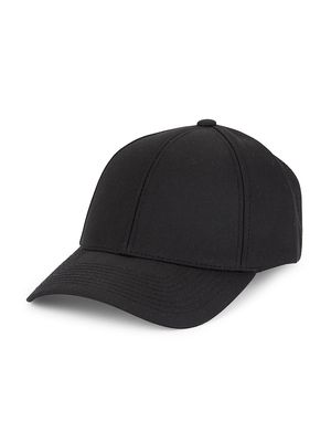 Men's Cotton Baseball Cap - Black - Size Large