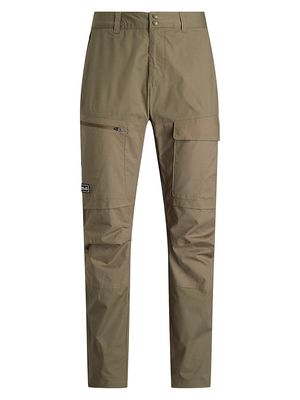 Men's Cotton-Blend Cargo Pants - Fall Sage - Size 30 - Fall Sage - Size 30