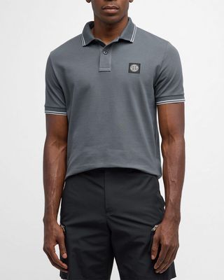 Men's Cotton-Blend Polo Shirt