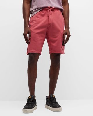Men's Cotton Cargo Sweat Shorts