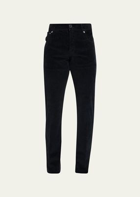 Men's Cotton-Cashmere 5-Pocket Corduroy Jeans