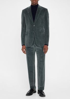 Men's Cotton-Cashmere Corduroy Suit