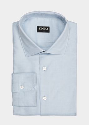 Men's Cotton-Cashmere Dress Shirt