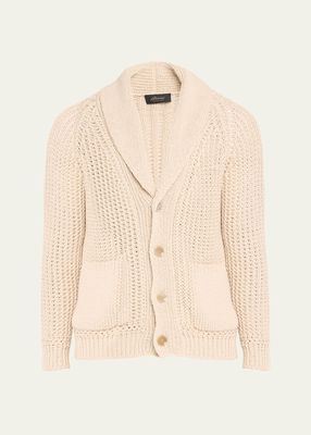 Men's Cotton-Cashmere Knit Cardigan