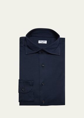Men's Cotton Jersey Dress Shirt