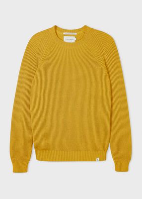 Men's Cotton-Knit Pullover Sweater
